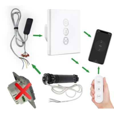 kit interrupteur Connecté  wifi bubendorff CF + telecommande