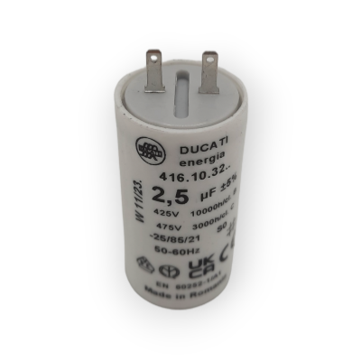 Condensateur permanent à cosses de marque DUCATI 2.5UF 