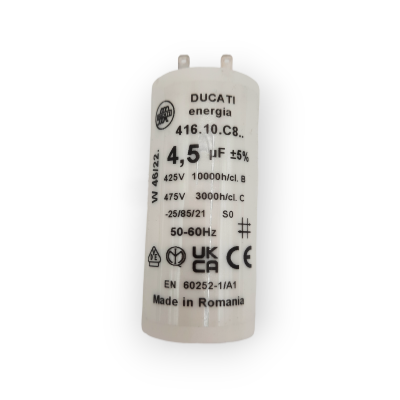 Condensateur permanent à cosses de marque DUCATI 4.5 UF